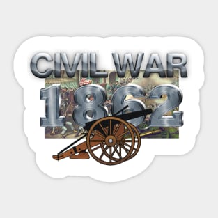 Civil War 1862 Sticker